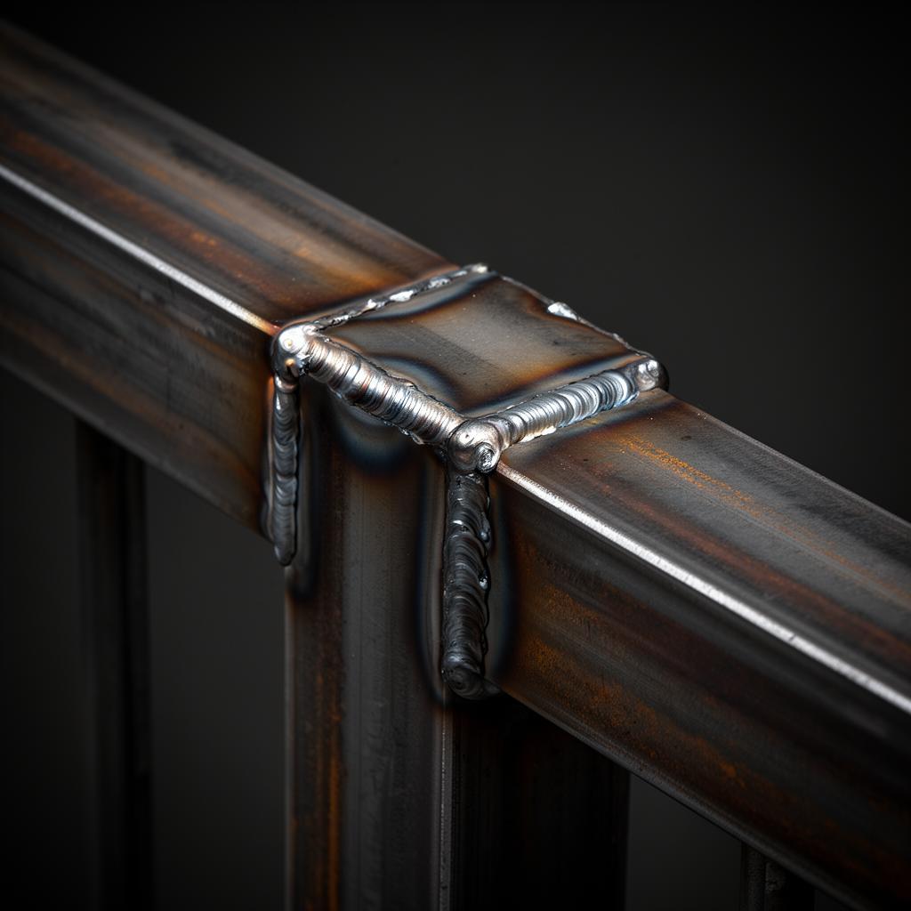 Custom welded railing