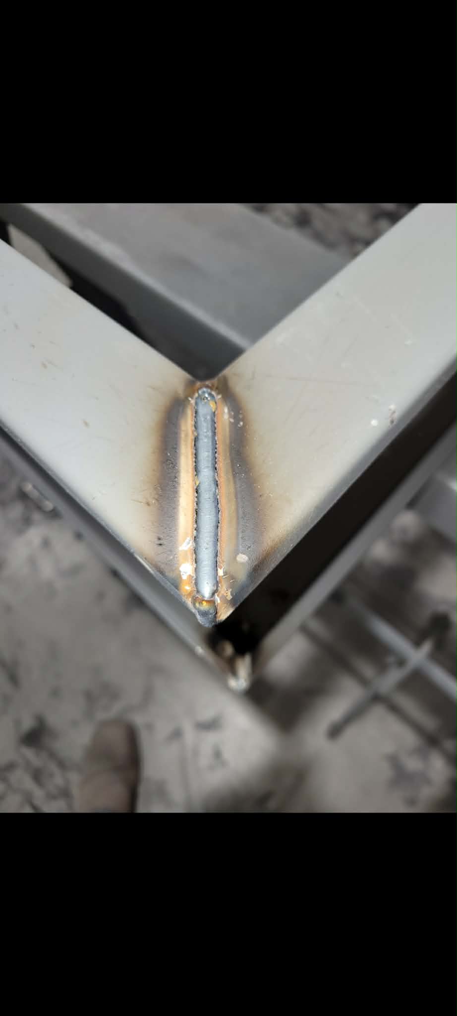 Precision weld bead detail